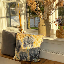 Load image into Gallery viewer, Cushion Cover Velvet Lilies 50x50 LA104 Textiles Vanilla Fly 
