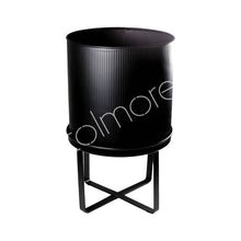 Load image into Gallery viewer, Planter on stand Metal black D22 H36 cm Homeware Diga Colmore 
