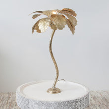 Load image into Gallery viewer, Table Lamp Palm Tree Small Gold Homeware Zenza 
