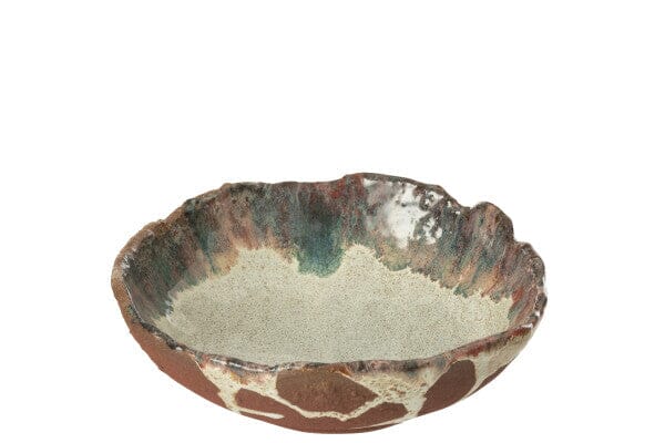 Ceramic Bowl Naga Rusty Brown H6 Ø20cm Kitchen Jolipa 