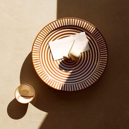Ceramic Bowl terra Maroccan hand made 40x6cm Kitchen & Dining Tine K Home 