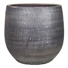 Load image into Gallery viewer, Ceramic Pot &quot;Abby&quot; Black Ø27/25 H25cm Pots &amp; Co Floran 
