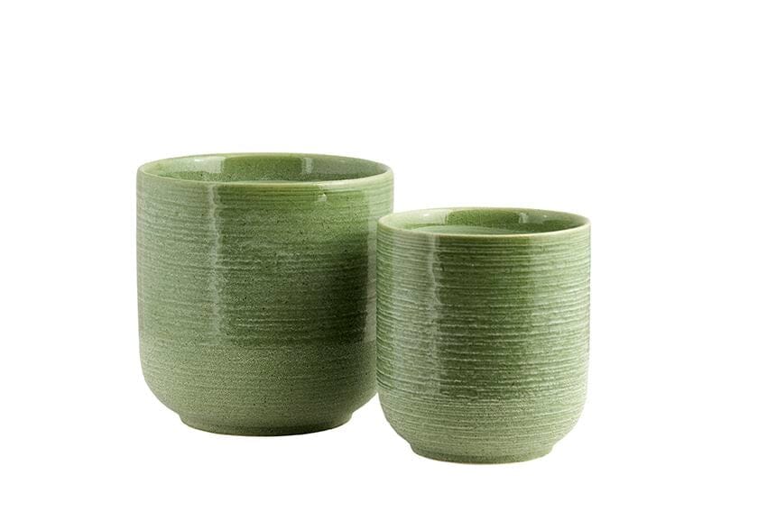 Ceramic pot Candy light green Ø10,5/9,5 H11,5cm Pots & Co 2Have 