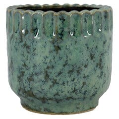 Ceramic pot Helsinki green Ø18,5/17 H17cm Pots & Co Floran 