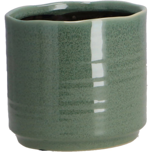 Ceramic pot Klippe mint green Ø13/11,5 H13cm Pots & Co Vosteen 