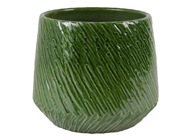 Ceramic pot Nento Green Ø16/12.5 H14 Pots & Co The Family House 