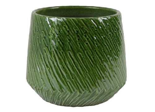 Ceramic pot Nento Green Ø24/17 H20 Pots & Co The Family House 