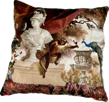 Load image into Gallery viewer, Cushion Cover Velvet &quot;Oriental Garden&quot; 50x50 Voglio Bene Textiles Voglio Bene 
