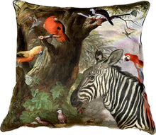 Load image into Gallery viewer, Cushion Cover Velvet &quot;Zebra and co&quot; 50x50 Voglio Bene Textiles Voglio Bene 
