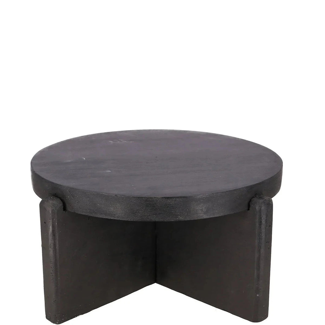 Hocker Wooden black 