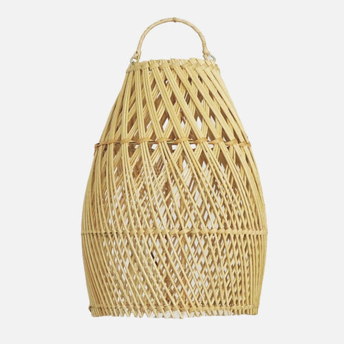 Natural rattan lamp Ayana D24cm H33cm Homeware Uma Cantik 