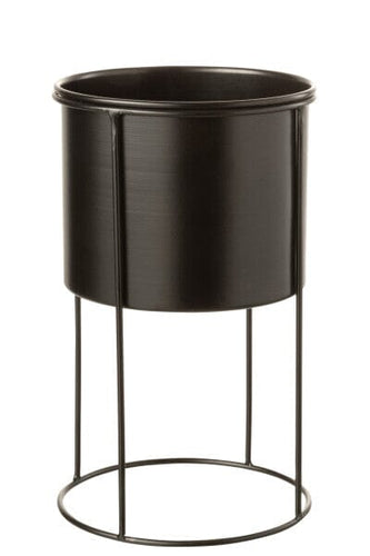 Plant stand black 18x18x32cm Pots & Co Jolipa 