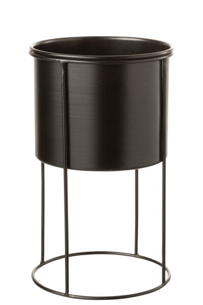 Plant stand black 18x18x32cm Pots & Co Jolipa 