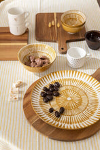 Load image into Gallery viewer, Plate &quot;Jam&quot; White/Ochre 27cm Kitchen &amp; Dining Jolipa 
