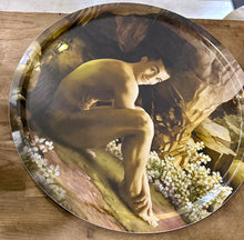 Lade das Bild in den Galerie-Viewer, Print tray Ø46 cm &quot;Un jour mon prince viendra&quot; Homeware La Ligne 29 
