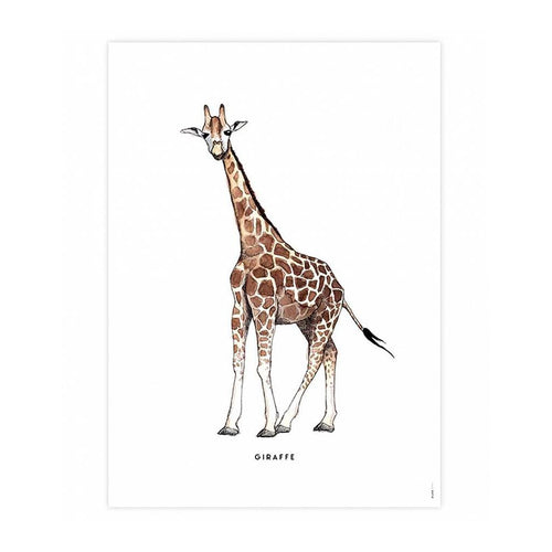 30 x 40 Poster Giraffe Homeware Meesie & Bintje 