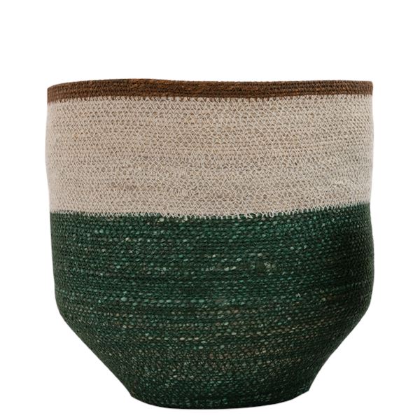 Basket seagrass, Green D28 H28cm Baskets byRoom Scandinavian Living 
