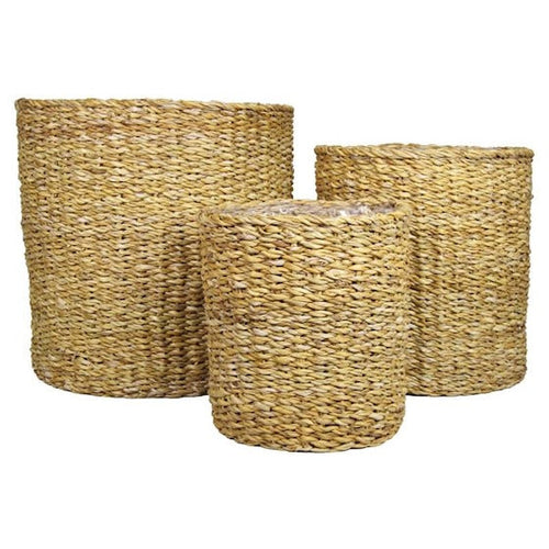 Basket Seaweed Ø21 D21cm with plastic liner Homeware Floran 