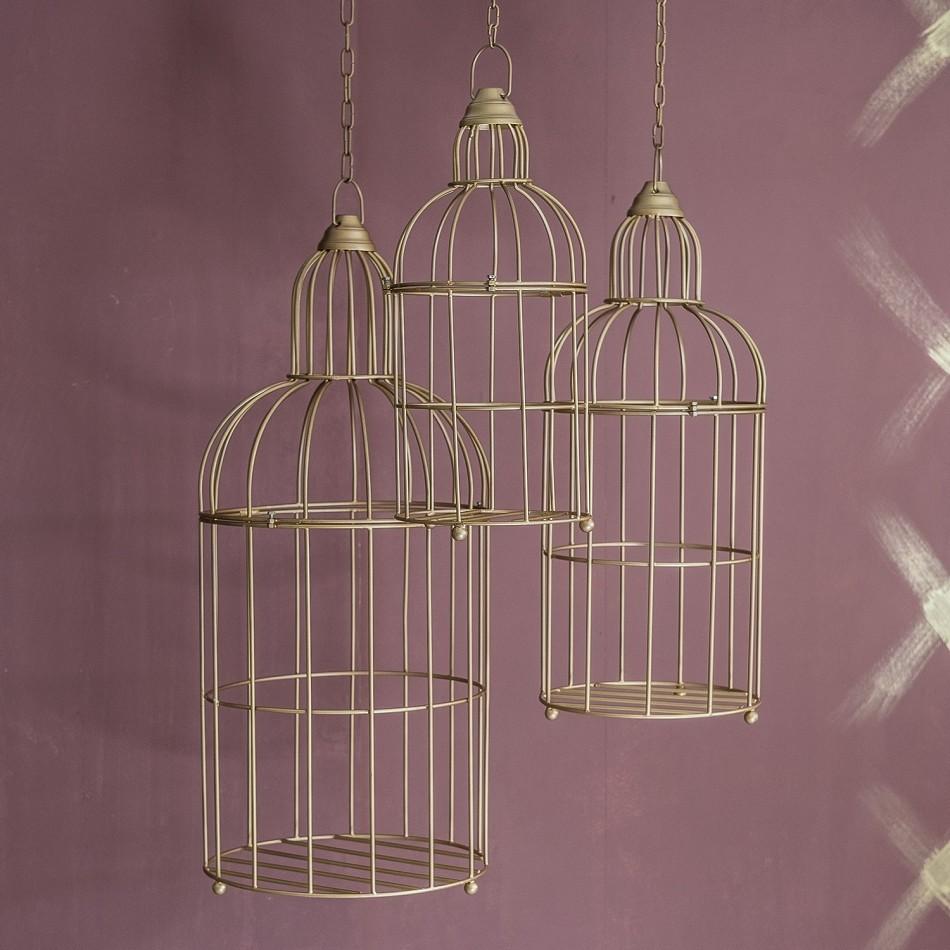 Cage Planthanger Gold (Big) Homeware Zenza 