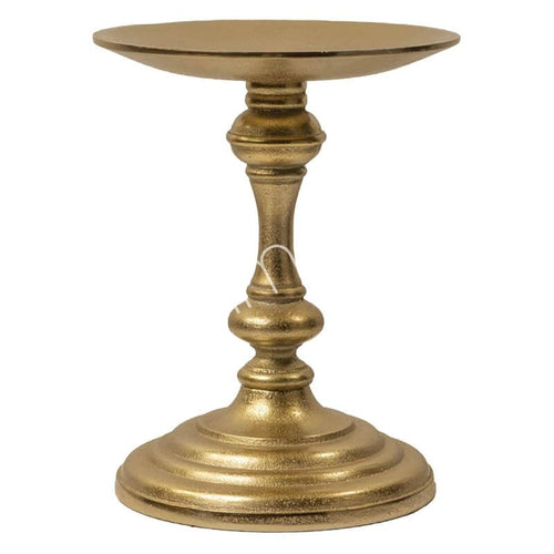 Candle holder Raw alu Bronze D22 H28 cm Homeware Diga Colmore 