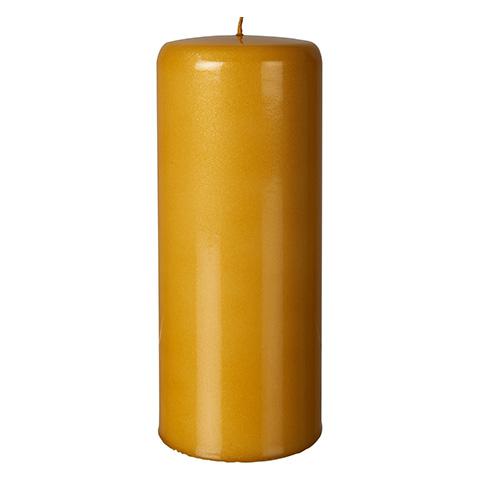 Candle PEARL 70x180 mm Mustard Homeware Affari 