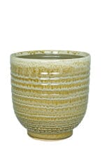 Ceramic Pot Becca light olive Ø27/25 H28cm Pots & Co vkVividi 