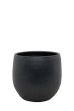 Ceramic Pot Edin black matt Ø32/25 H28cm Pots & Co vkVividi 