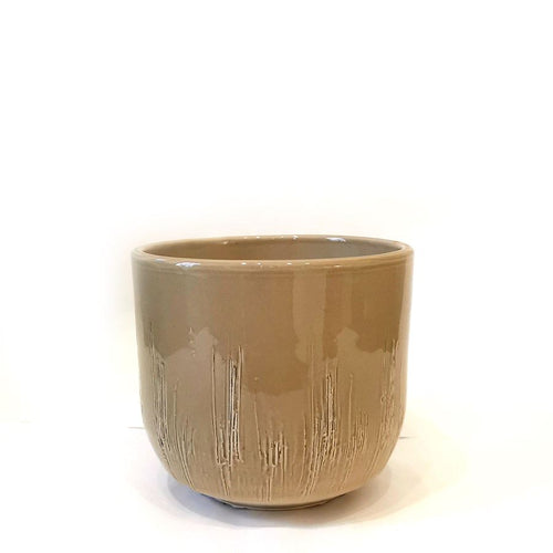 Ceramic Pot FN Ø15/13 H13cm Beige Pots & Co FN 