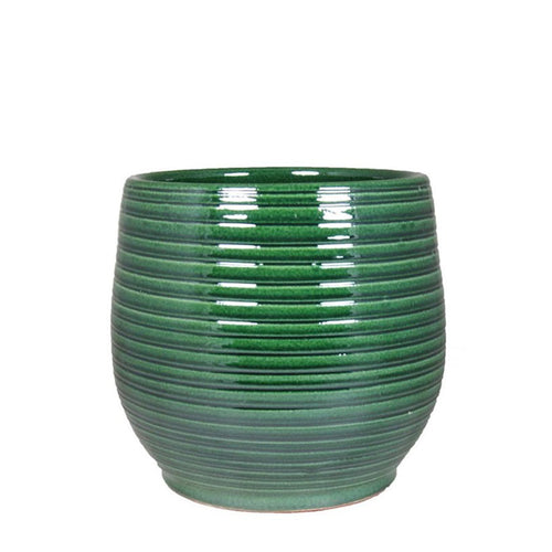 Ceramic Pot Ilse Green Ø23 H21cm Pots & Co Floran 