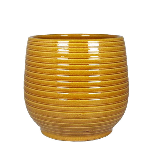 Ceramic Pot Ilse Ocker Ø27 H25cm Pots & Co Floran 