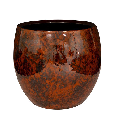 Ceramic pot Kae cayenne Ø29 H26cm Pots & Co Ter Steege 