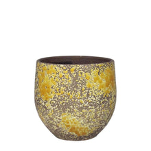 Load image into Gallery viewer, Ceramic Pot &quot;Luuk&quot; Ochre Ø17/15 H16cm Pots &amp; Co Floran 
