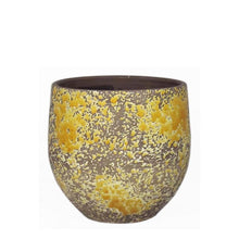 Load image into Gallery viewer, Ceramic Pot &quot;Luuk&quot; Ochre Ø20/17.5 H20cm Pots &amp; Co Floran 
