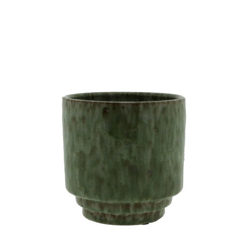 Ceramic pot Minor cloudy green Ø16/14 H16 cm Pots & Co The Family House 