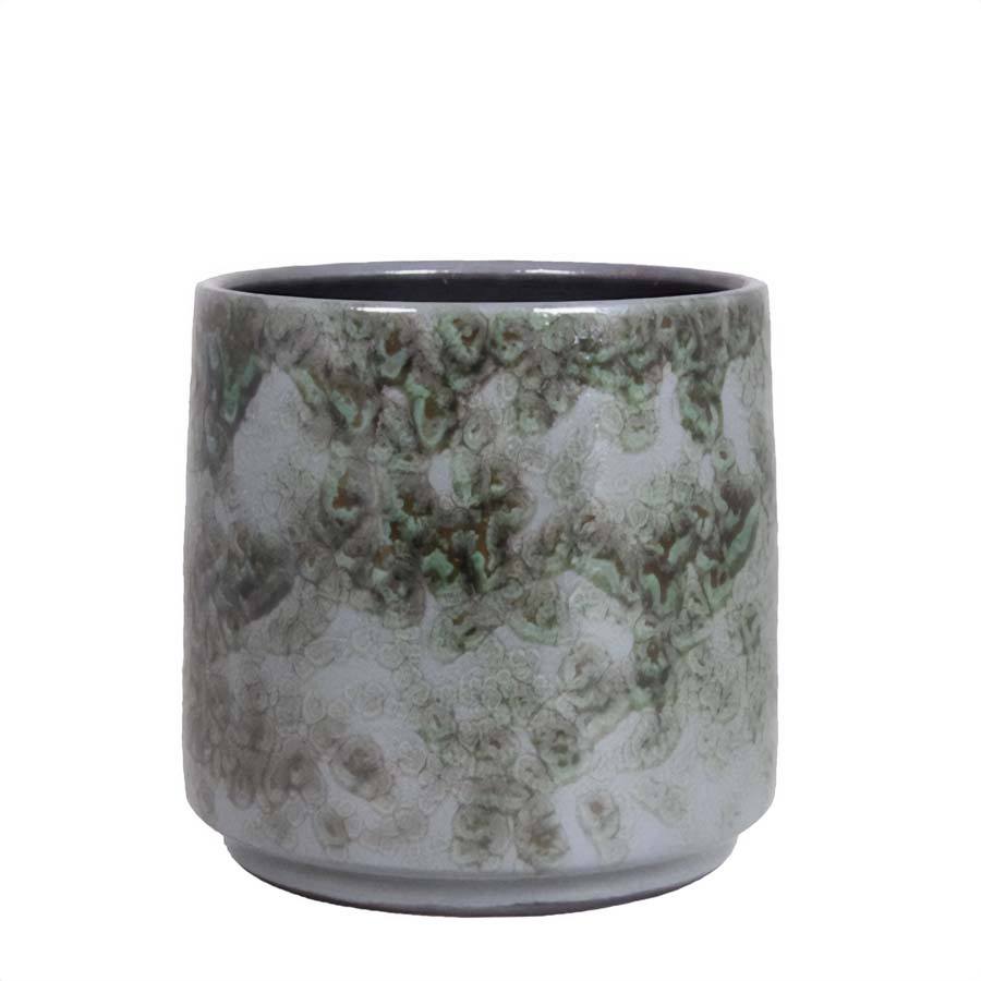 Ceramic Pot Roxy Green Ø20/21 H20cm Pots & Co Floran 
