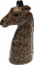 Load image into Gallery viewer, Ceramic vase &quot;Giraffe&quot; Small brown 11x11x19cm Vases Gifts Amsterdam 
