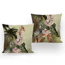 Load image into Gallery viewer, Cushion cover &quot;Cameleopardali&quot; 50x50cm Throw Pillows La Ligne 29 
