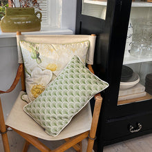 Load image into Gallery viewer, Cushion Cover Velvet Jasmine flower 50x50 LA110 Textiles Vanilla Fly 
