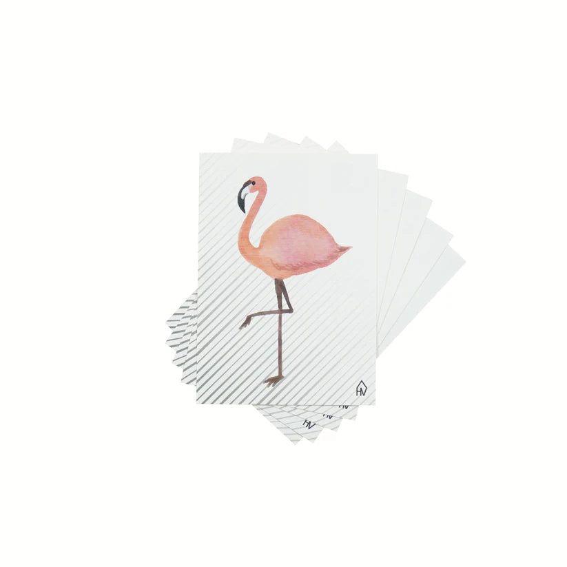 Flamingo Postcard Homeware Housevitamin 