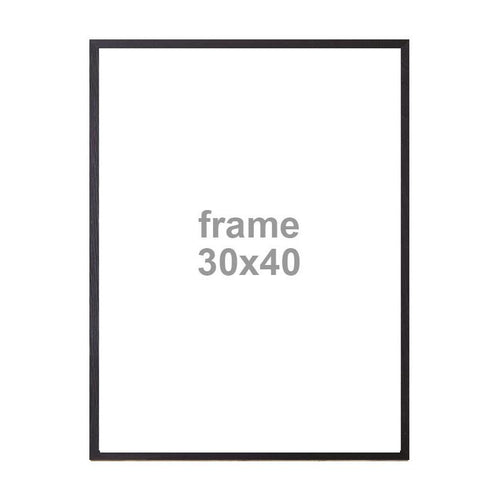 Frame 30 x 40cm Black Wood Homeware Vanilla Fly 