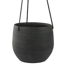 Load image into Gallery viewer, Hanging pot &quot;Esra&quot; black Ø19 H16cm Pots &amp; Co Ter Steege 
