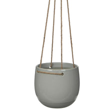 Load image into Gallery viewer, Hanging pot &quot;Resa&quot; Light gray Ø18/15.5 H16 Pots &amp; Co Mica Decorations 
