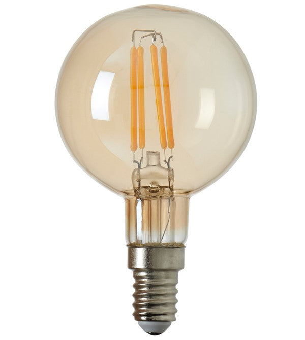 LED globe Ø6,5 cm LIGHT 4W amber E14 dimmable Homeware Light & Living 