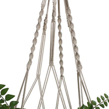 Load image into Gallery viewer, Macrame plant hanger 120cm Natur Pots &amp; Co RawMaterials Amsterdam 
