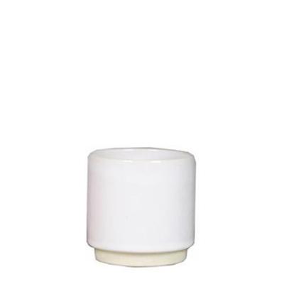 Minipot Cylinder White Ø7/6 H7cm Pots & Co Floran 