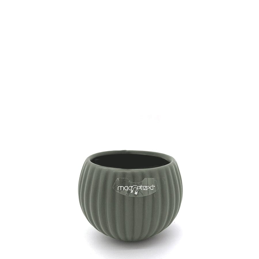 Minipot with Magnet Ribbels Gray Ø7/6 H7cm Pots & Co AP 