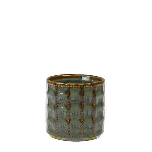 Minipot Zahra Seagreen Ø7/6 H7cm Pots & Co Ter Steege 