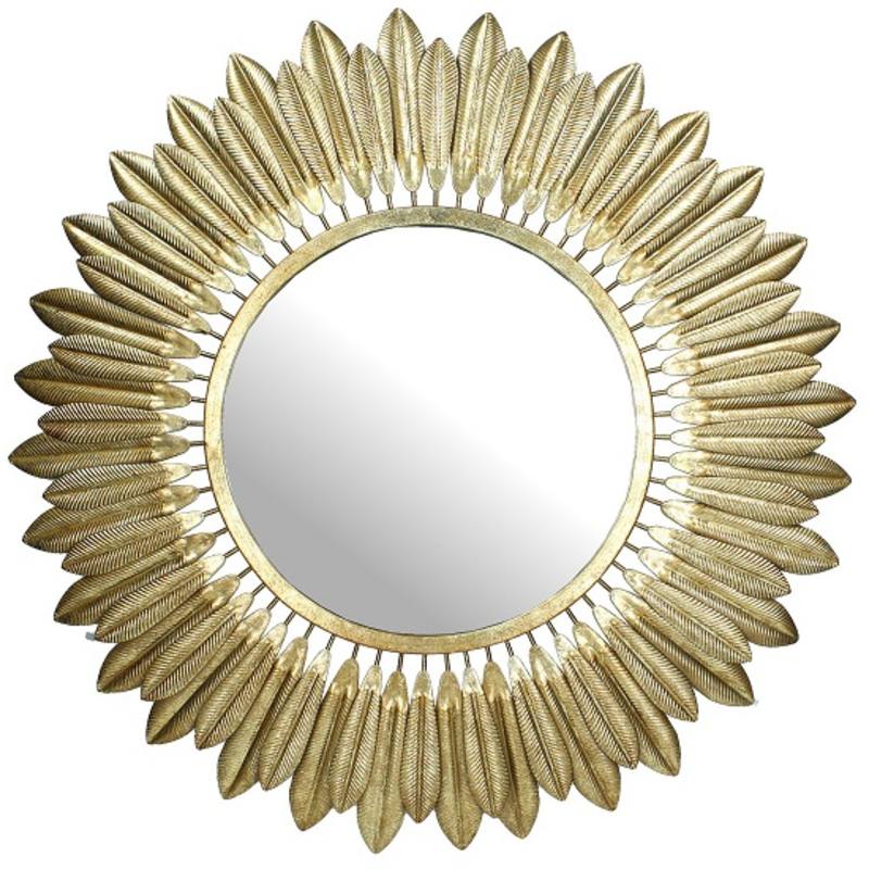 Mirror Metal Gold Ø70cm Homeware Kersten 