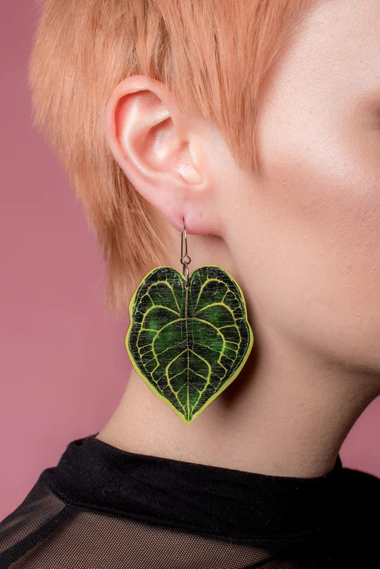 Monstera Earrings Jewellery Mine Güngör Design 