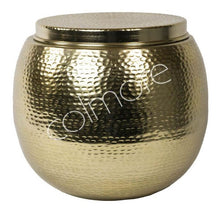 Load image into Gallery viewer, Pot with lid Raw alu Bronze D42 H36 cm Homeware Diga Colmore 
